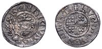 Henry II (1154-1189), Short Cross coinage, Penny, Class Ib2, Northampton, Hugo, hvgo . on . norht, portrait punched...