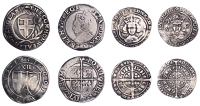 Edward III, Pre-Treaty period, Groat, series C, London, mm. cross 1, reads edward and hyb, 4.55g/6h (N 1147; S...