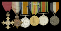 A post-War ‘Civil Division’ O.B.E. group of five awarded to Captain E. S. A. Baynes, King’s Royal Rifle Corps,...
