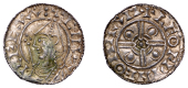 Cnut (1016-1035), Penny, Pointed Helmet type, Northampton, Leofwine, +leofpine o ham, 1.13g/9h (SCBI Copenhagen...