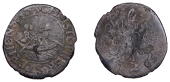 Saltash, Christopher Stephens, Halfpenny, [16]69, 1.59g/12h (N 569, this piece; BW. 73). Mediocre, extremely rare	...