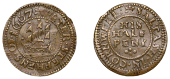 Saltash, Peter Stephens, Halfpenny, 1667, 0.94g/12h (N –; BW. 74). Good fine, very rare	 £200-£260