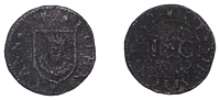Stratton, John Cann, Farthing, 1652, 0.81g/6h (N 572; BW. 94). Excavated, mediocre	 £40-£50