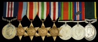 A Second War ‘North Africa’ M.M. group of eight awarded to Corporal J. R. Shirreffs, Royal Engineers, for his...