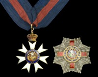 The Most Distinguished Order of St. Michael and St. George, K.C.M.G. Knight Commander’s late 19th century set of...