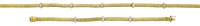 A necklace and bracelet suite, of textured mesh design, with collets to the front set with circular-cut white...
