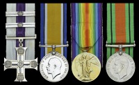 The unique Great War M.C. and Second and Third Award Bars group of four awarded to Major T. Buckley, 1st Battalion,...