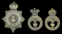 Border Rifle Volunteers, Officer’s And Other Ranks Insignia. 
A good selection including a silvered Officer’s...