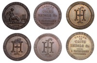 Miscellaneous Tokens and Checks, LONDON, Bloomsbury, James Henry [Dormer], copper, 1879, 30mm, 11.35g/12h (W 3043),...