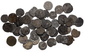 Early to mid-17th century commercial tokens (47), style largely as per Mitchiner and Skinner type S, many with...