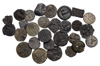 Late Elizabethan to mid-17th century tokens (29), of lesser style and mostly anonymous, but including a variety of...