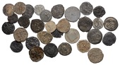 Late Elizabethan to mid-17th century tokens (31), of lesser style and mostly anonymous, but including a variety of...