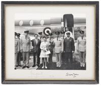 Royal Interest: A signed photograph of HRH The Princess Margaret, Countess of Snowdon and Anthony Armstrong-Jones,...
