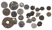 Miscellaneous pieces of dubious origin (10), mostly probably Billies and Charlies; Jewish plumma, or kosher seals...