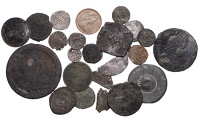 Miscellaneous coins (25), Anglo-Saxon to William IV, including an Elizabeth I Three-Farthings, 1574, James I...