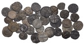 18th century lead series (38), stock designs, mostly uniface, a few with initials [38]. Many fine	 £40-£60