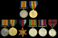 Pair: Able Seaman J. W. Salt, Royal Navy
British War and Victory Medals (S.S. 7605 J.W. Salt. A.B. R.N.) good very...