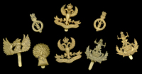Assorted Scottish Yeomanry Badges.
A good selection of brass or gilding metal examples Other Ranks Cap Badges...