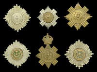 Scots Guards Insignia.
A good selection of Officer’s and Other Ranks badges including a die-cast white metal or...