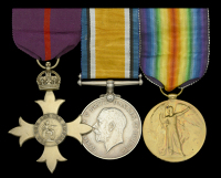 A Great War O.B.E. group of three awarded to Unit Administrator Miss Ethel R. Clowes, Queen Mary’s Army Auxiliary...