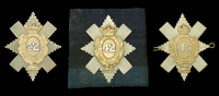 42nd Royal Highlanders Regiment of Foot (Black Watch) Sergeant’s Glengarry Badges.
Very good examples (3)...