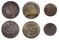 METROPOLITAN MIDDLESEX, Chiswell Street, Ralph Bowes, Farthing, 1658, 0.86g/3h (N –; BW. 621), Jonathan Smith,...