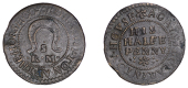 METROPOLITAN MIDDLESEX, Clarendon House [Piccadilly], Rob Shipton, Halfpenny, 1.44g/6h (N –; D 656A, recorded from...