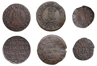 METROPOLITAN MIDDLESEX, Clerkenwell Fields, Thomas Gibs, Halfpenny, 1666, 2.37g/6h (N 7891, this piece; BW. 661);...