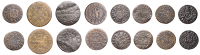 CITY, Fetter Lane, Thomas Poslet, Halfpenny, 1667, 1.45g/6h (N 6920, this piece, recté 6h; BW. 1018); Robert...