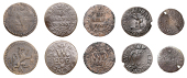 CITY, Fleet Ditch, M.B. the grammar schoo, Farthing, 1659, 0.71g/6h (N –; D/Dickinson/Mays Supplement 1055A,...