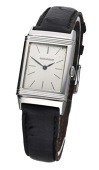 Jaeger-LeCoultre. A stainless steel rectangular reversible wristwatch, Reverso, circa 1940.
Movement: manual...