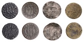 CITY, Giltspur Street, Samuel Botley, Farthing, 1.21g/6h (N 7009, this piece; BW. 1150); William Carter, Farthing,...
