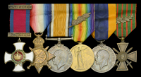 A Great War D.S.O. group of six awarded to Lieutenant-Colonel S. H. Charrington, C.M.G., East African Mounted...