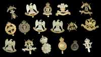 British Cavalry Badges.
A very good selection including a bronze Officer’s example Royal Horse Guards, the...