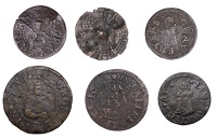 CITY, Green’s Rents [Fleet Bridge], Will Warde, Halfpenny, 1666, 1.74g/12h (N 7041; BW. 1279); Grey Friars...
