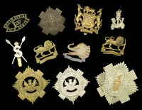Assorted Colonial African Military and Police Badges.
A good selection including Cape Town Highlanders (2) a small...