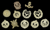 Assorted Canadian Scottish Military Badges.
A good selection including 16th Battalion, the reverse with two loop...