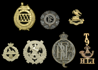 Assorted British Badges, at fault.
A small selection including a brass example 30th Regiment of Foot Other Ranks...