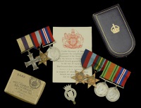 Family Group:

A Second War ‘Dunkirk’ M.C. group of three awarded to Second Lieutenant P. D. R. Kindersley,...