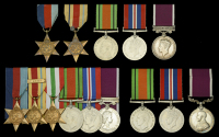 Five: Captain G. Fraser, Royal Army Pay Corps, late Northumberland Fusiliers
1939-45 Star; Africa Star; Defence and...