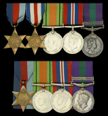 Five: Warrant Officer Class I R. Simpson, Royal Army Pay Corps
1939-45 Star; France and Germany Star; Defence and...