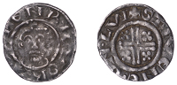 Richard I (1189-1199), Penny, class IIIab2, London, Stivene, stivene · on · lvn, 1.27g/1h (SCBI Mass 803, this...