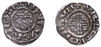 Richard I (1189-1199), Penny, class IVa, London, Willelm, willem · on · lvn, 1.48g/8h (SCBI Mass 943ff; N 968/1; S...