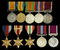 Five: Warrant Officer Class I J. E. Thomas, Royal Army Pay Corps, late Royal Artillery
British War and Victory...