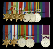 Seven: Warrant Officer Class II L. Virgo, Royal Army Pay Corps
1939-45 Star; Africa Star, 1 clasp, 1st Army; Italy...
