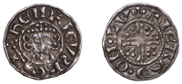 John (1199-1216), Penny, class Va2, London, Ricard, ricard · on · lv, 1.40g/9h (SCBI Mass 1271ff; N 969; S 1350B)....