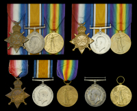 Three: Private I. G. Wildman, Bedfordshire Regiment, later Army Pay Corps, who was wounded in action at Gallipoli...