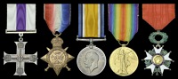 A Great War ‘Western Front’ M.C. group of five awarded to Brevet Major G. B. Bosanquet, 1st Battalion,...