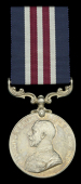 A Great War ‘Western Front’ M.M. awarded to Private W. H. Marriott, 1st Battalion, Gloucestershire Regiment, who...