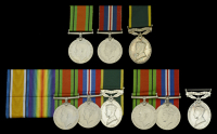 Three: Lieutenant G. L. Hills, Royal Army Pay Corps
Defence and War Medals 1939-45; Efficiency Medal, G.VI.R., 1st...